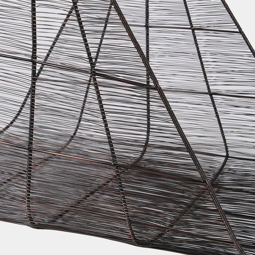 Canasta - Antique Bronze Mesh Log Basket