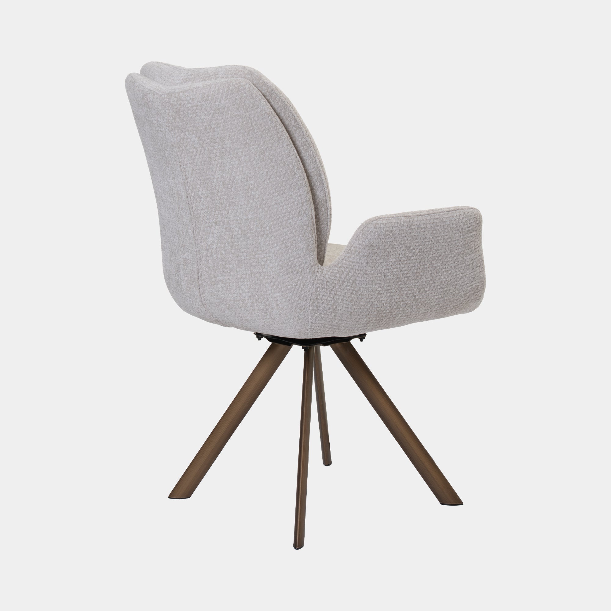 Phoenix - Swivel Dining Armchair, Fabric