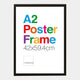 A2 Poster Frame - Black