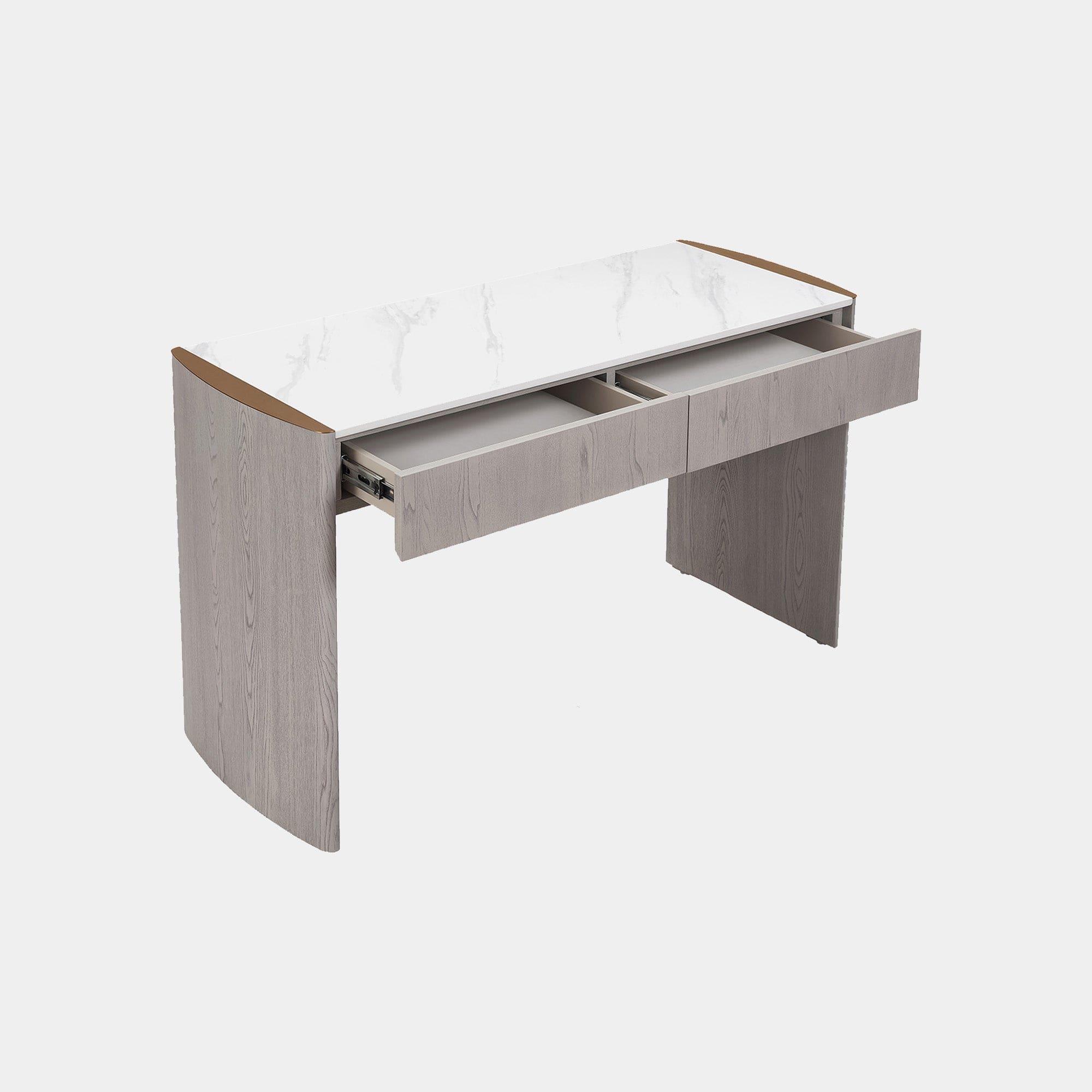 Anastasia - 2 Drawer Dressing Table In Washed Oak