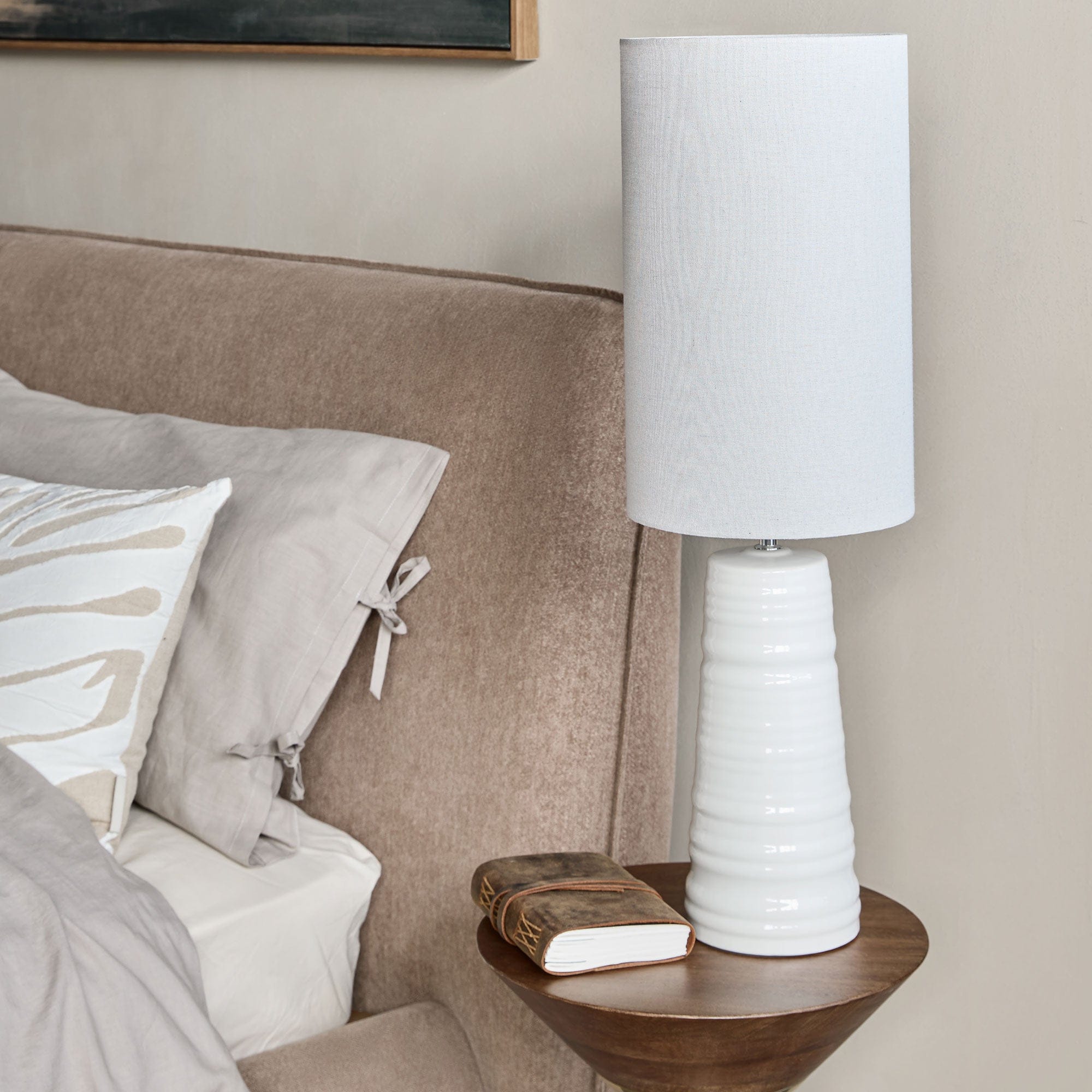 Luca - White Table Lamp