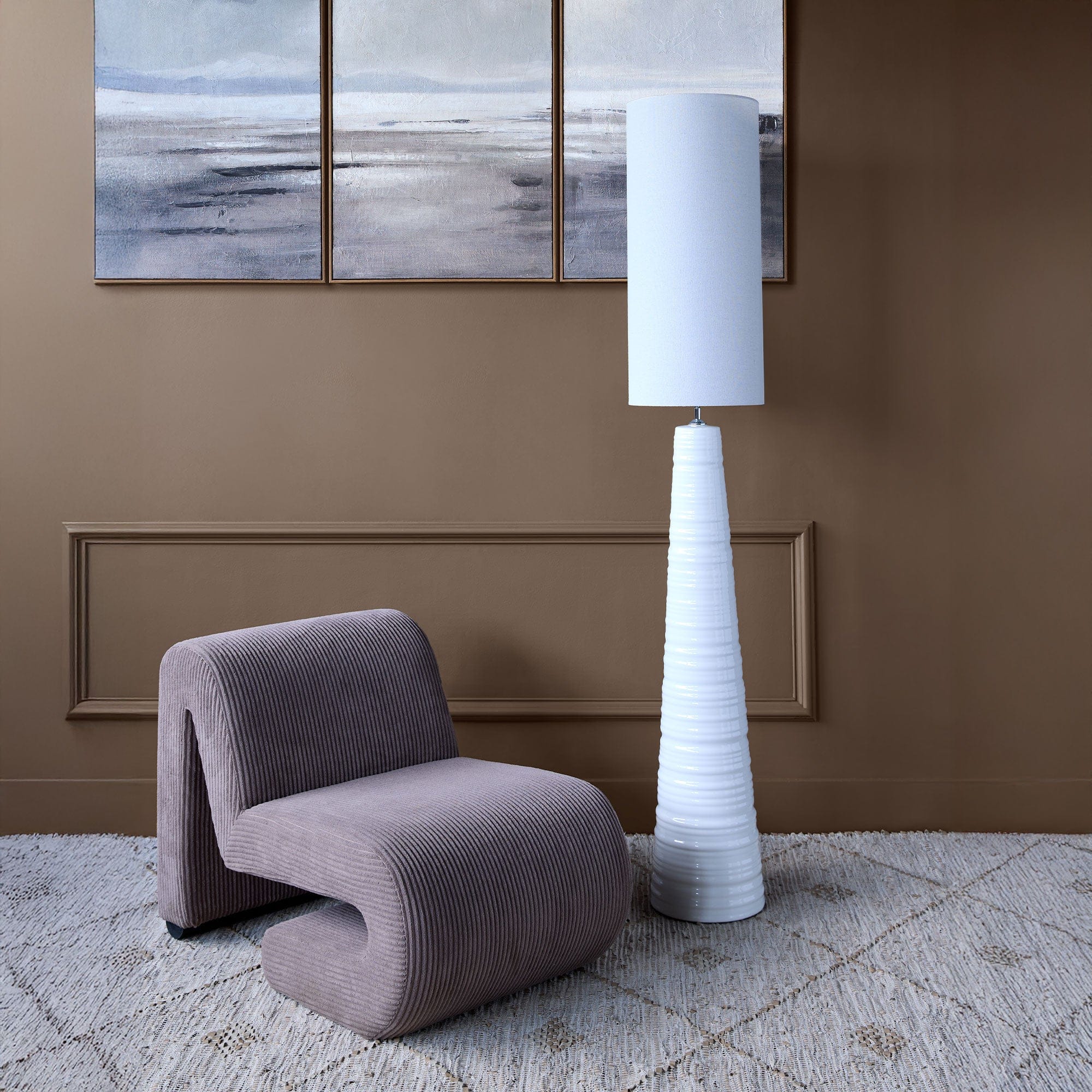 Luca White - Floor Lamp