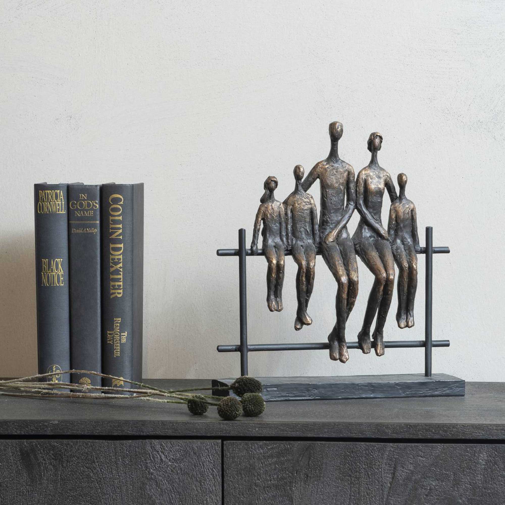Duxford Bronze - Family of Five Sculpture