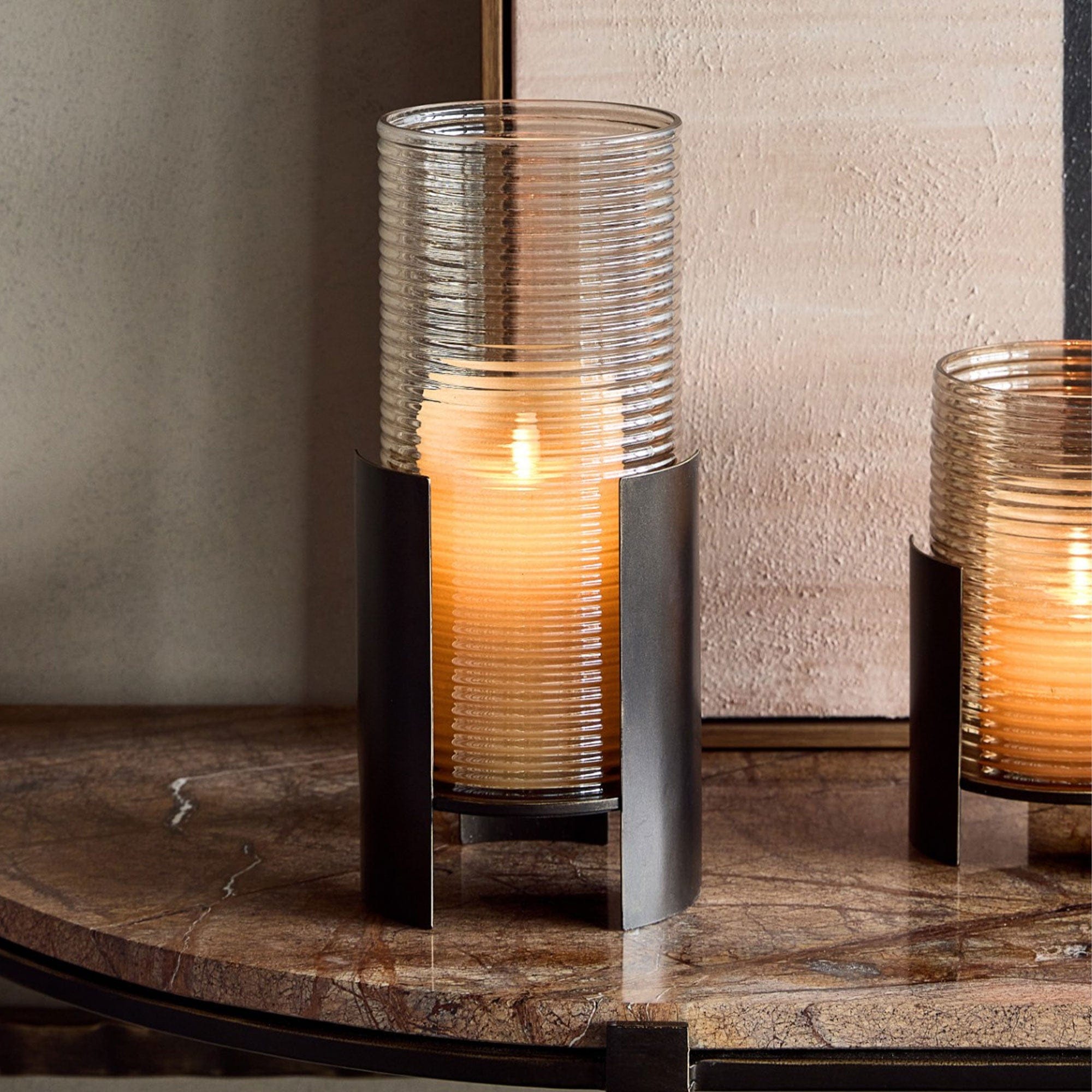 Belvedere - Black Ribbed Hurricane, Large