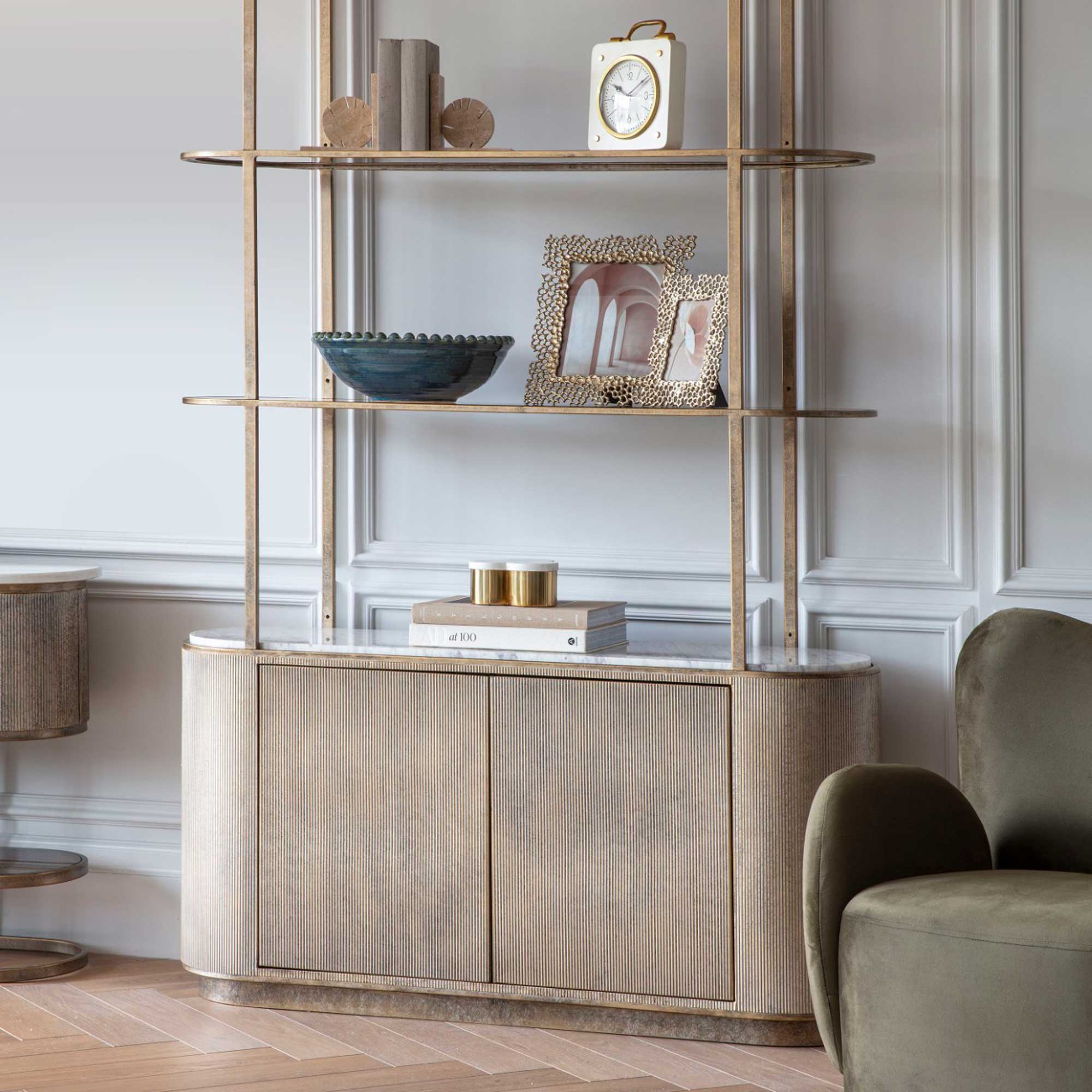 Catania - Travertine Bookends