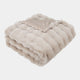 Glam - Beige Faux Fur Throw 150x200cm