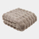 Glam - Taupe Faux Fur Throw 150x200cm