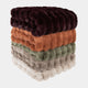 Glam - Taupe Faux Fur Throw 150x200cm