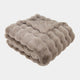 Glam - Taupe Faux Fur Throw 150x200cm
