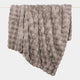 Glam - Taupe Faux Fur Throw 150x200cm
