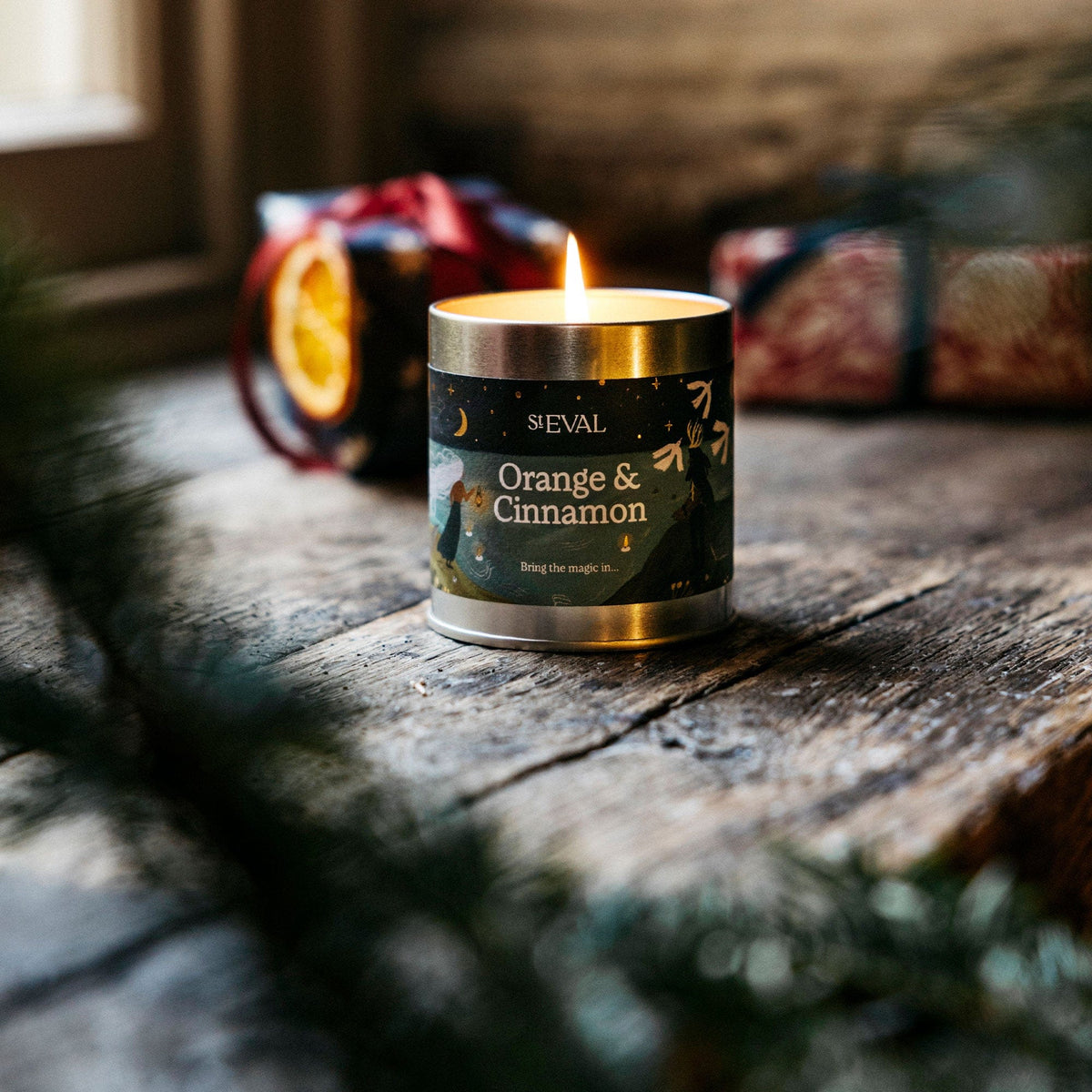 St Eval Festive Orange & Cinnamon - Festive Candle Set