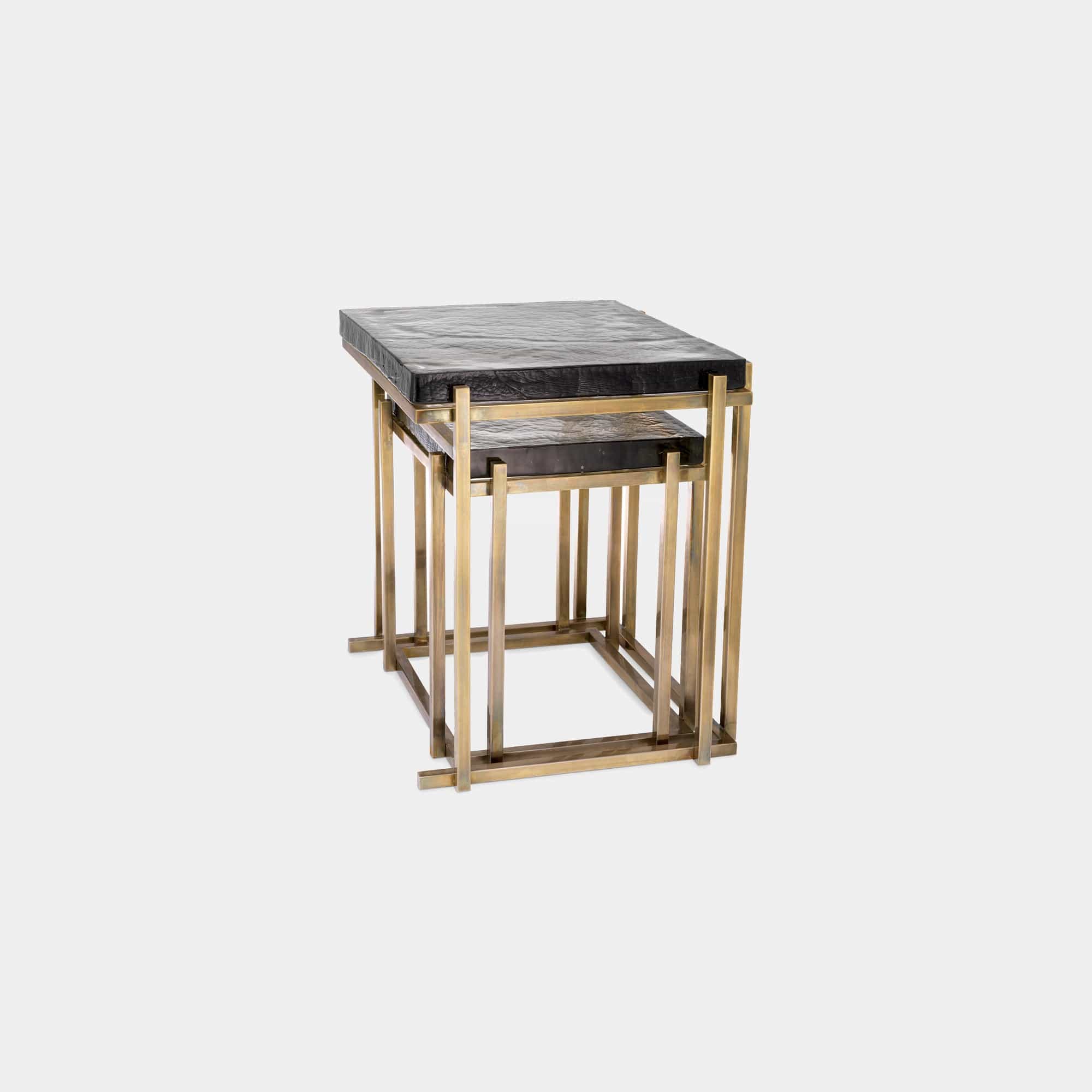 Eichholtz Niemeyer - Glass Side Tables, Set of 2