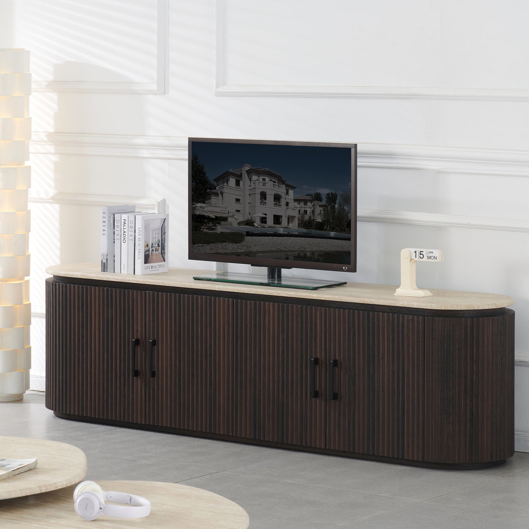 Asmara - TV Unit, Marble Effect