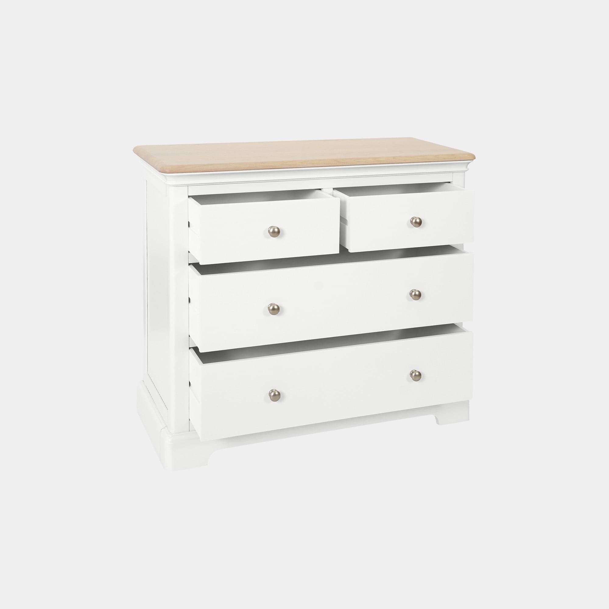 Ravenswood White - 4 Drawer Chest of Drawers