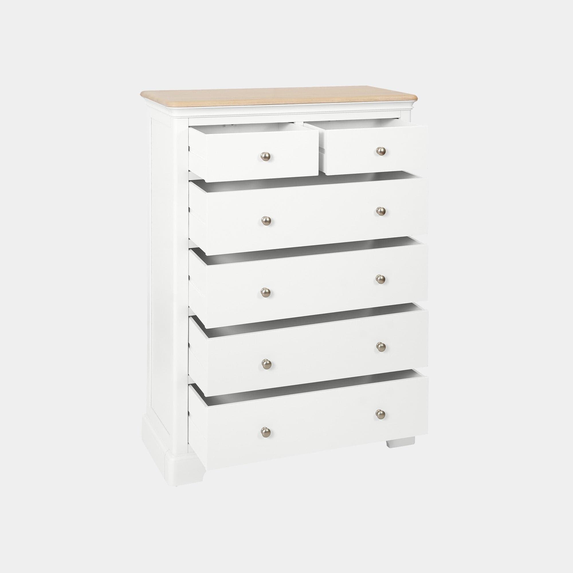 Ravenswood White - 6 Drawer Chest of Drawers