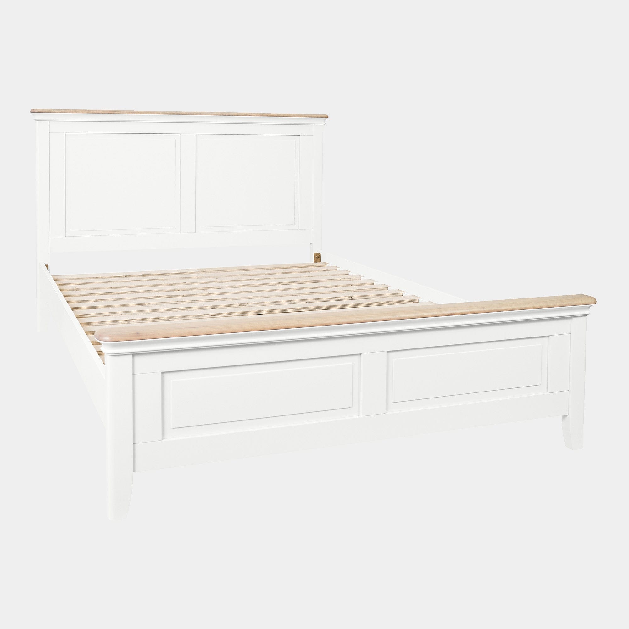 Ravenswood White - King High Foot End Bed Frame, White