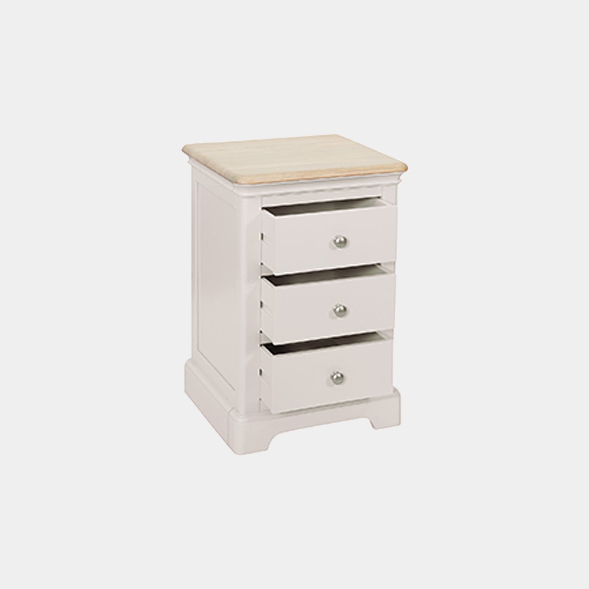 Ravenswood Painted - 3 Drawer Bedside Table