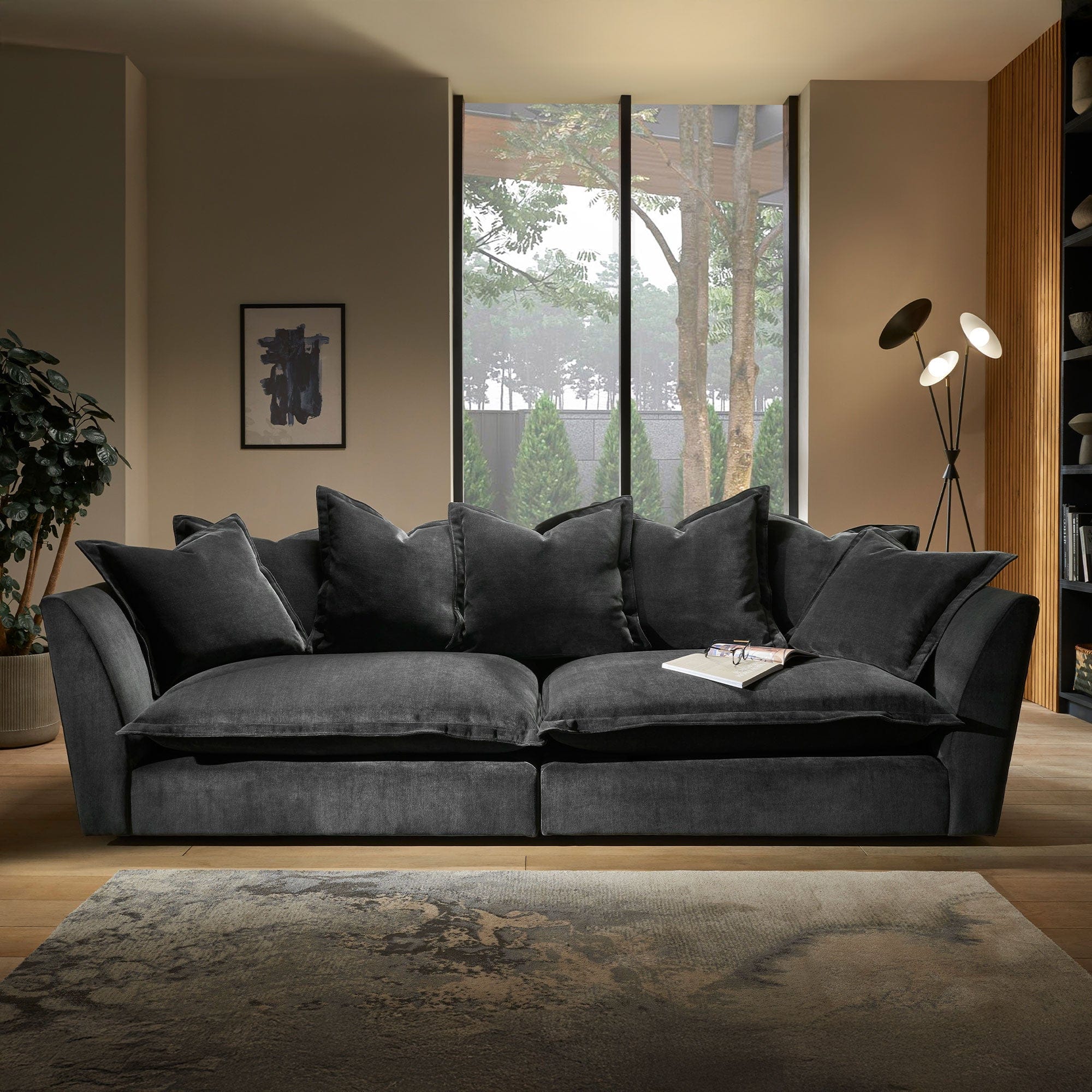 Columbus - LHF Small Chaise Sofa, Fabric