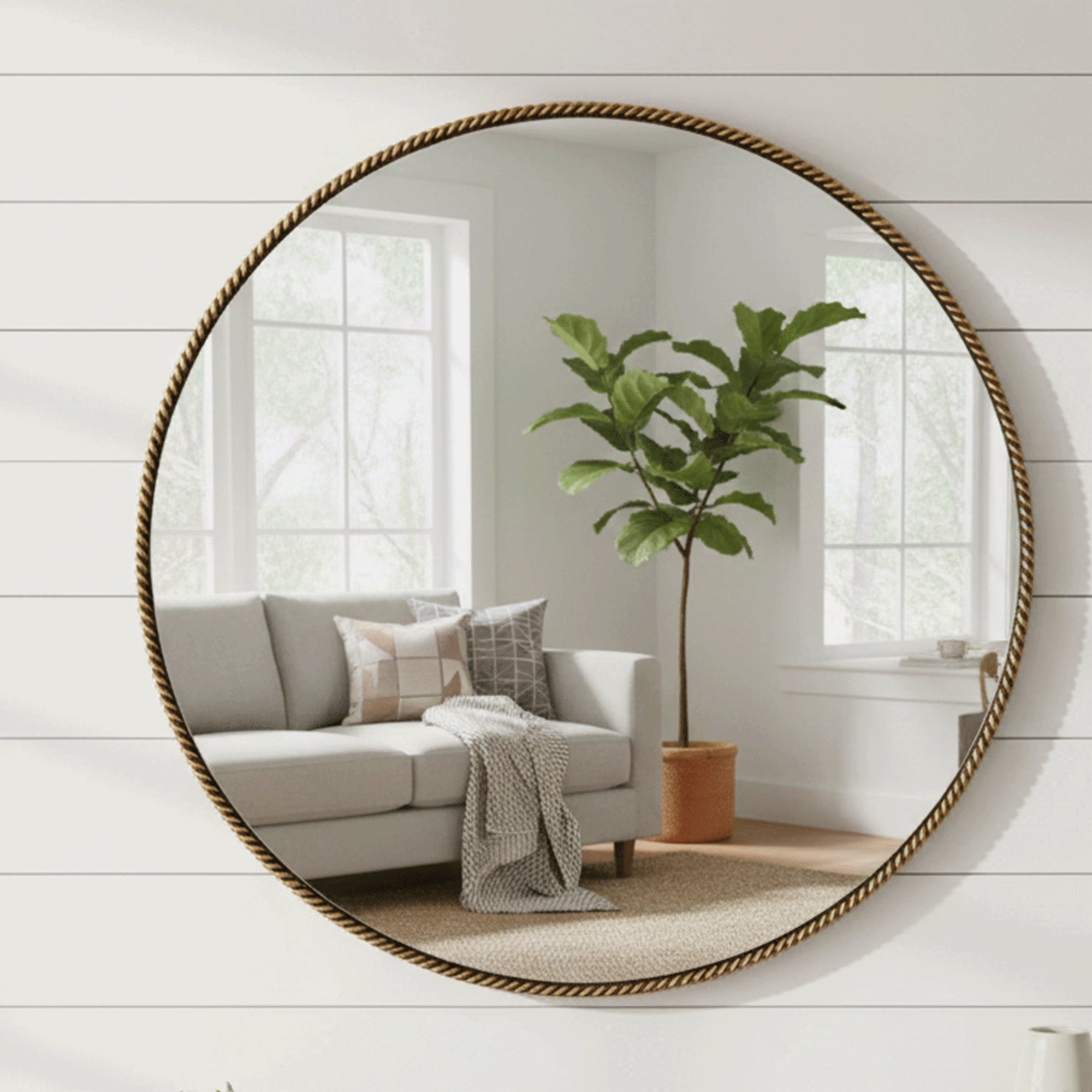 Lavinia Large Gold - Wall Mirror