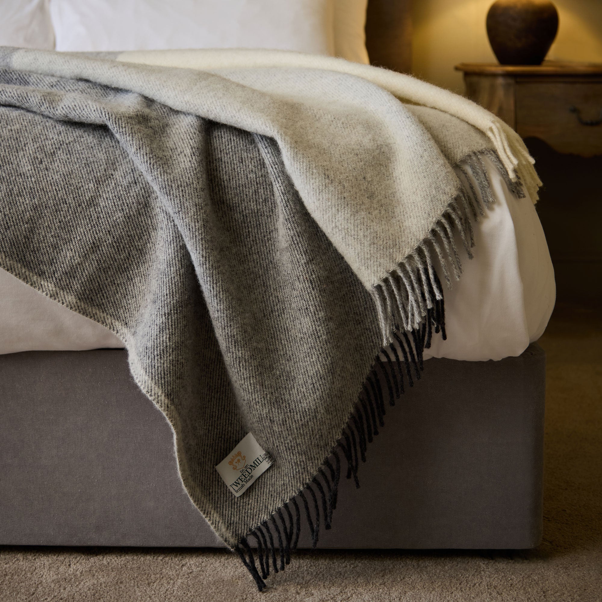 Paddock Check - Charcoal Throw 140x240cm