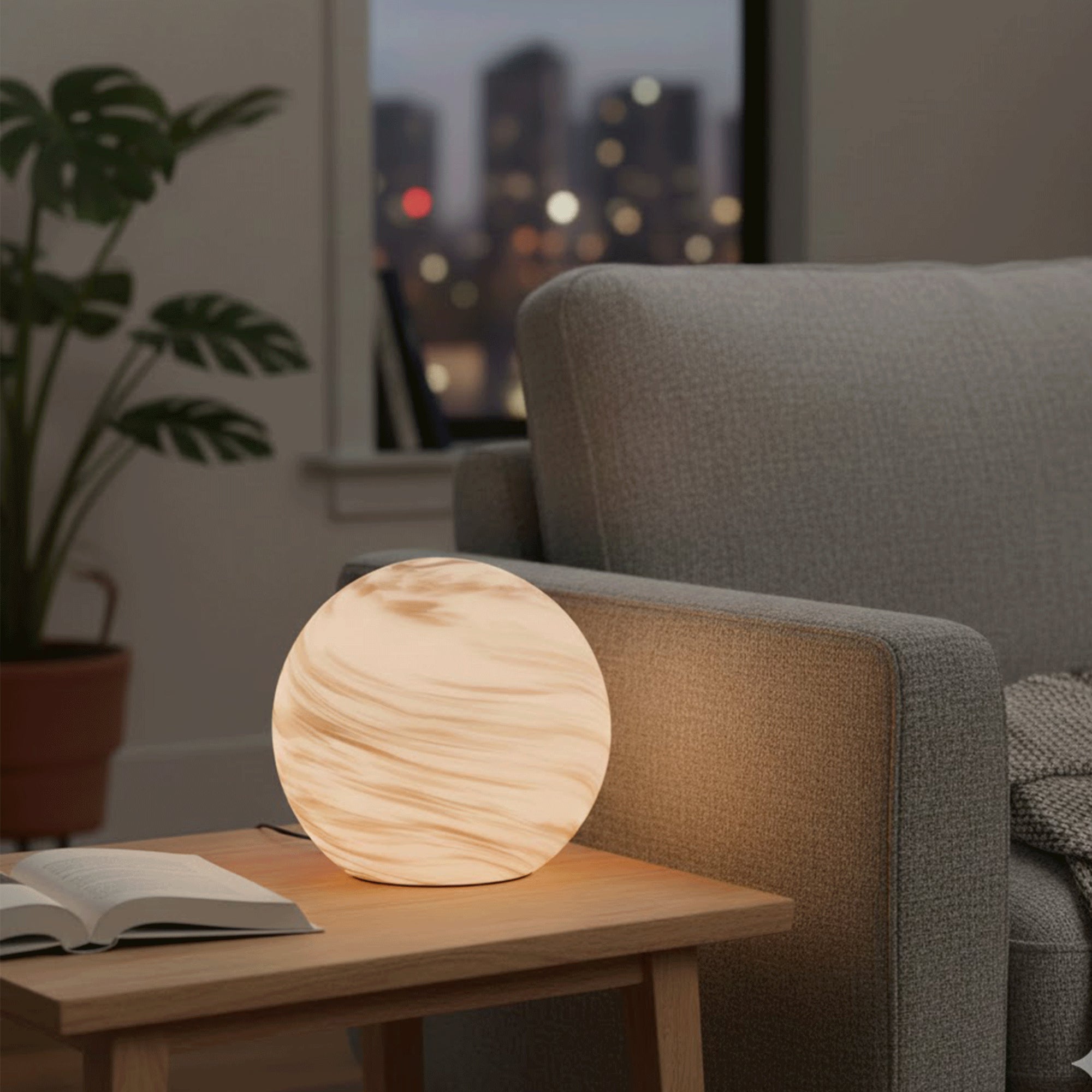 Callisto - Glass Table Lamp