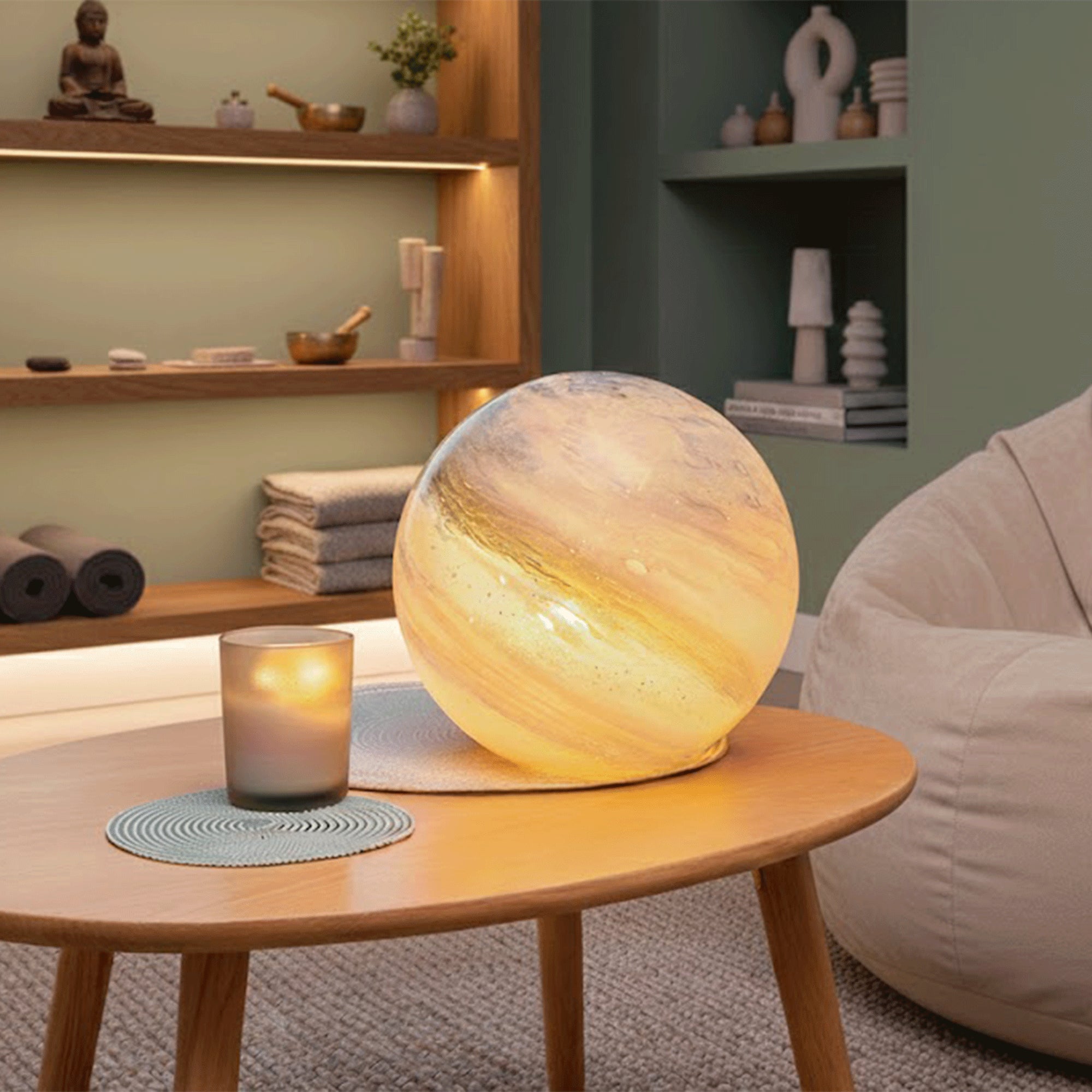 Mimas Glass - Table Lamp