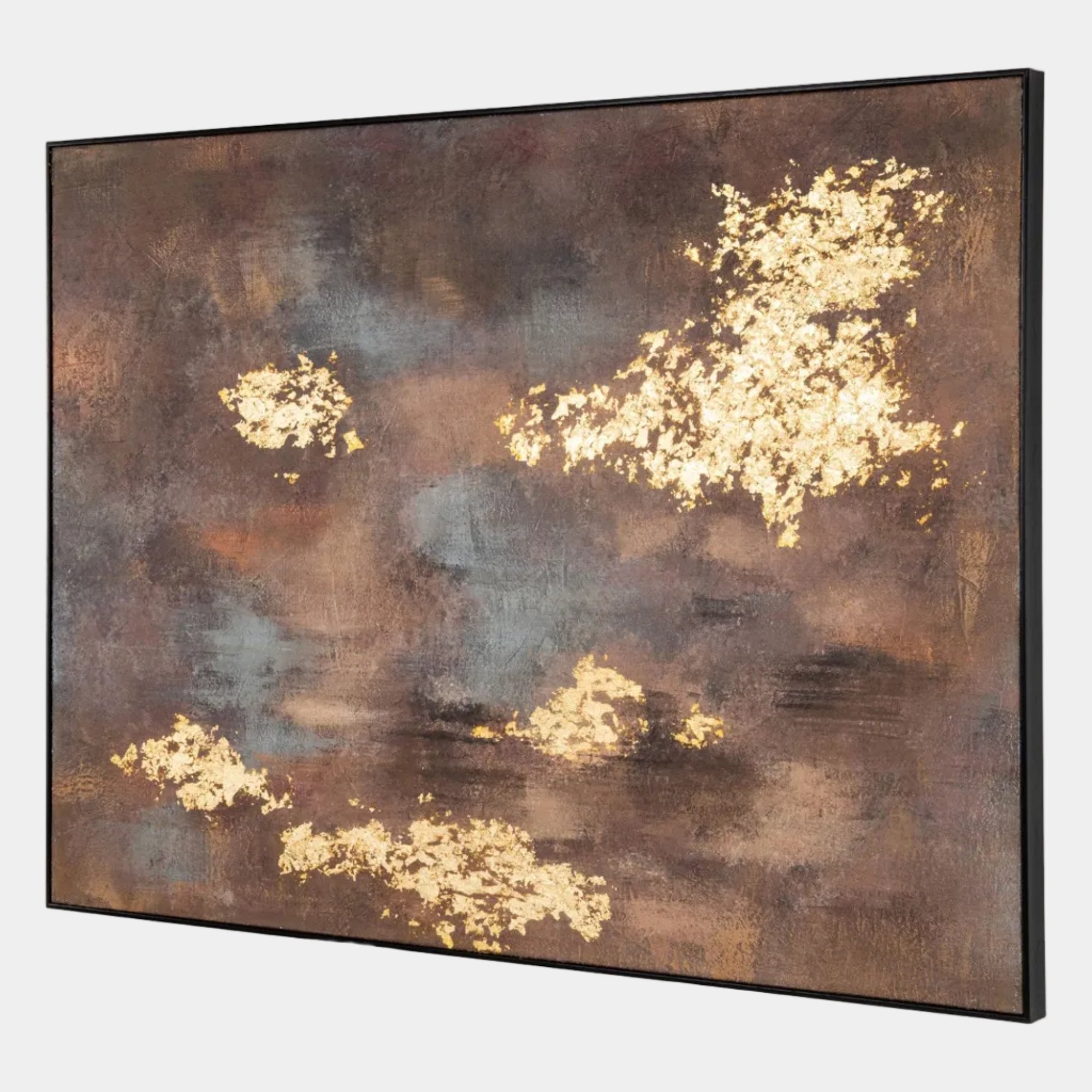 Golden Gleam - Framed Wall Art