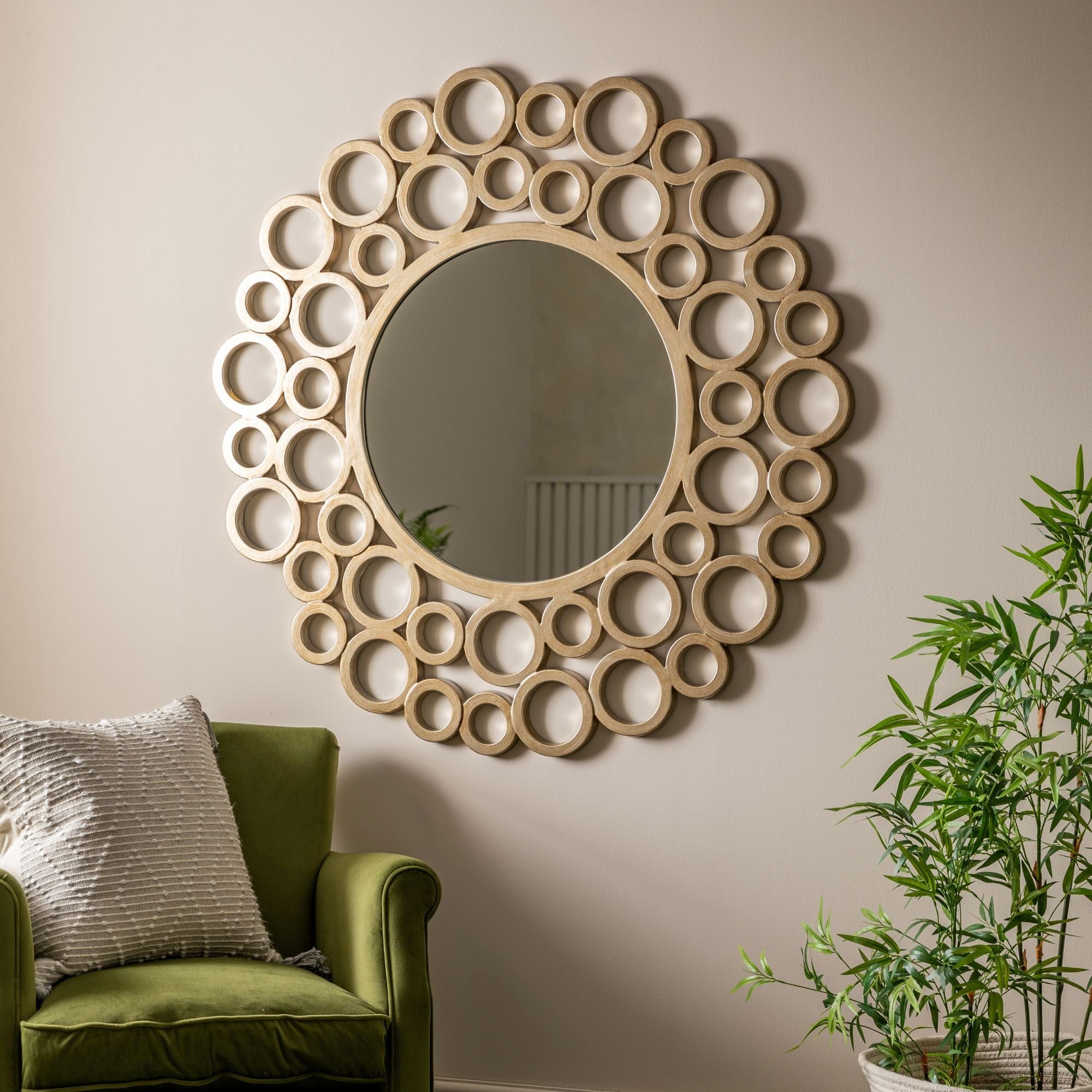 Atom - Round Wall Mirror