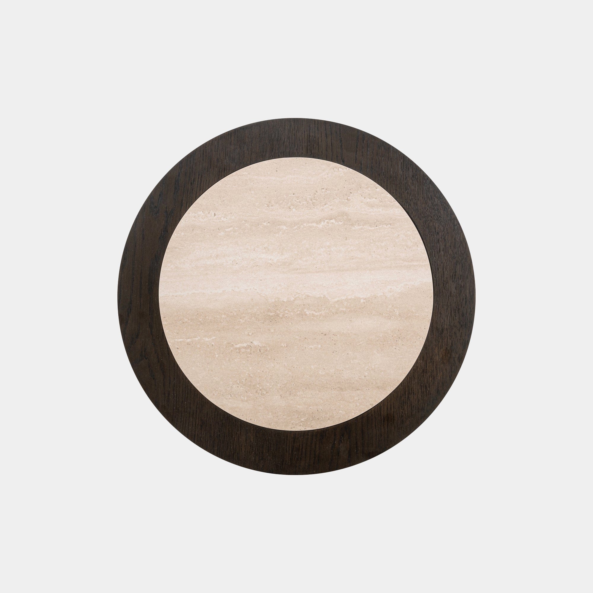 Jackson - Travertine Effect Side Table
