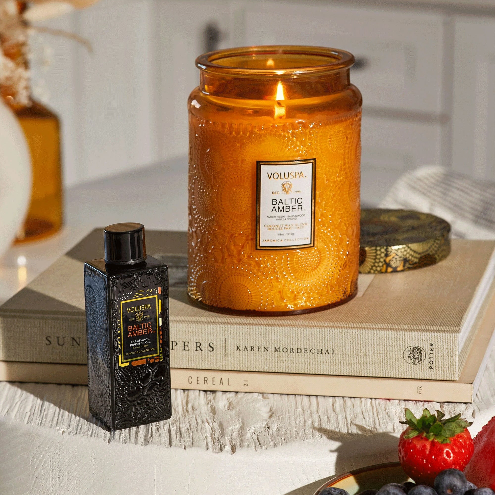 Voluspa - Baltic Amber Jar Scented Candle 510g