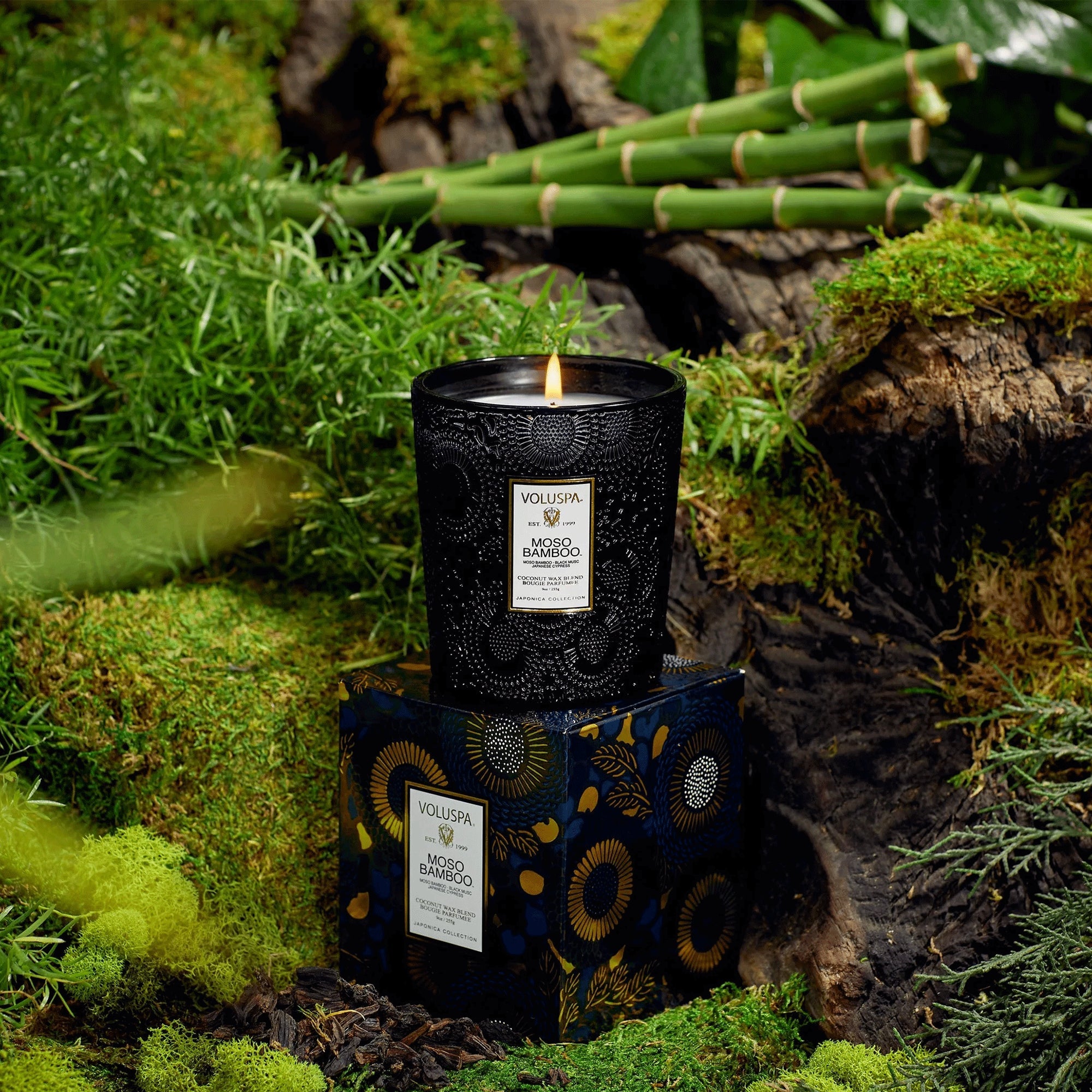 Voluspa - Moso Bamboo Classic Scented Candle 225g