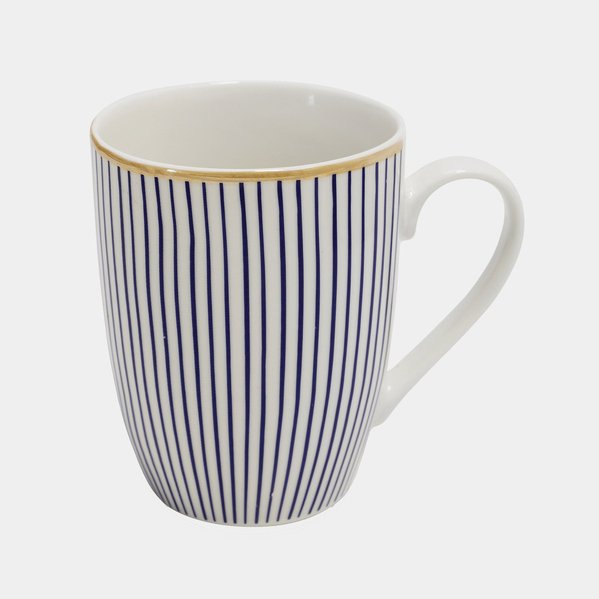 Navy Stripe - Set of 6 Mugs