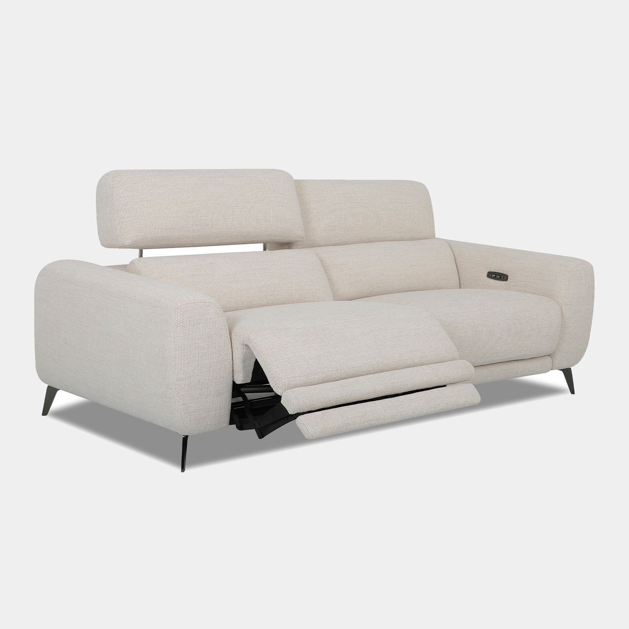 Portland - 2.5 Seat Sofa With Power Recliners & Toggle Switches In Fabric