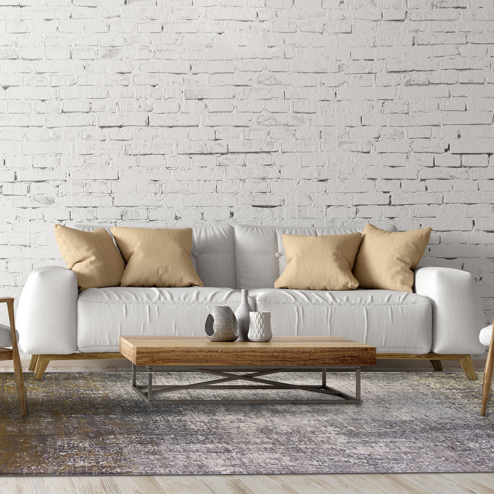 Rug Ombre Gold 200 x 290cm