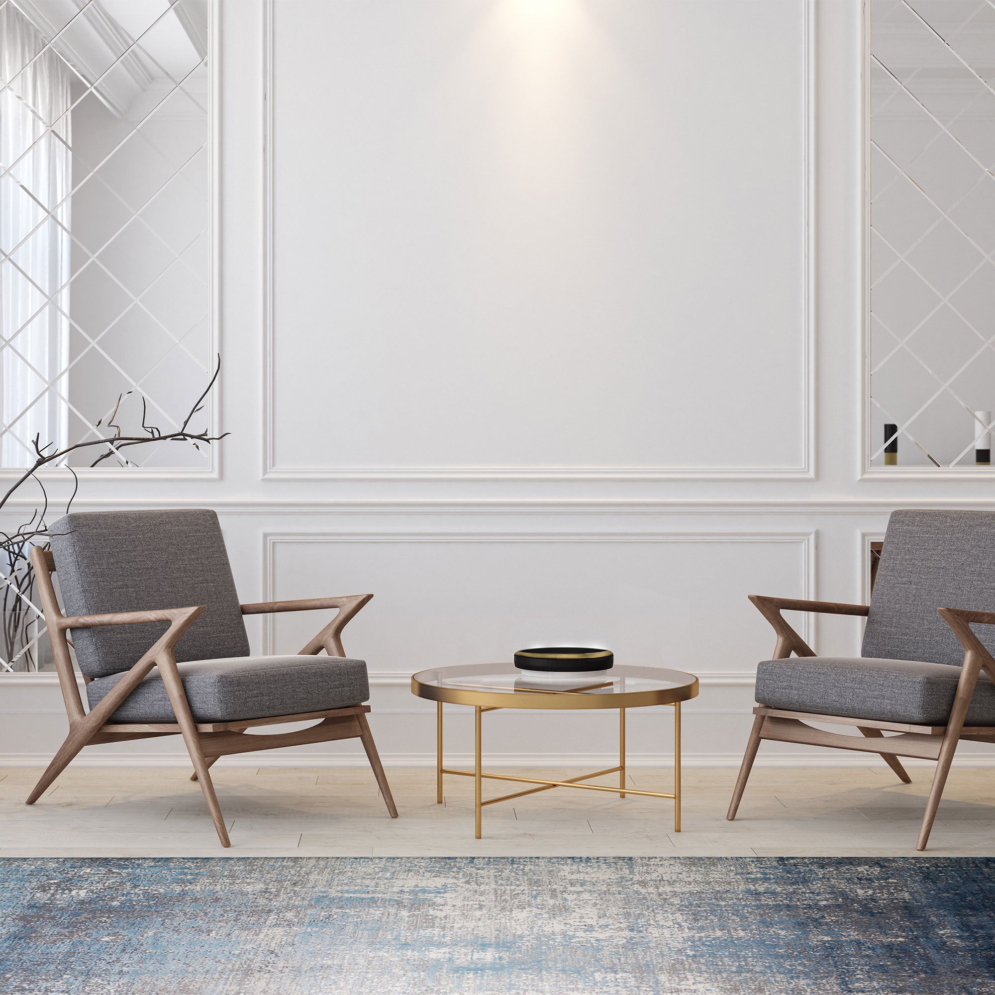 Rug Ombre Gold 160 x 230cm