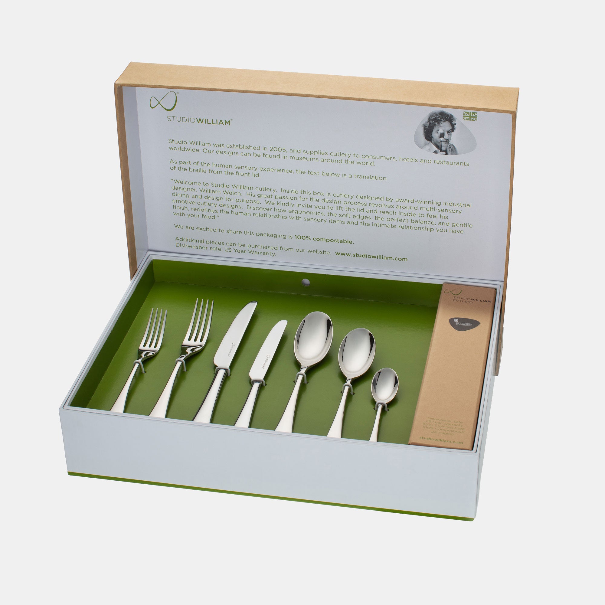 Studio William Karri - 42 Piece Cutlery Set