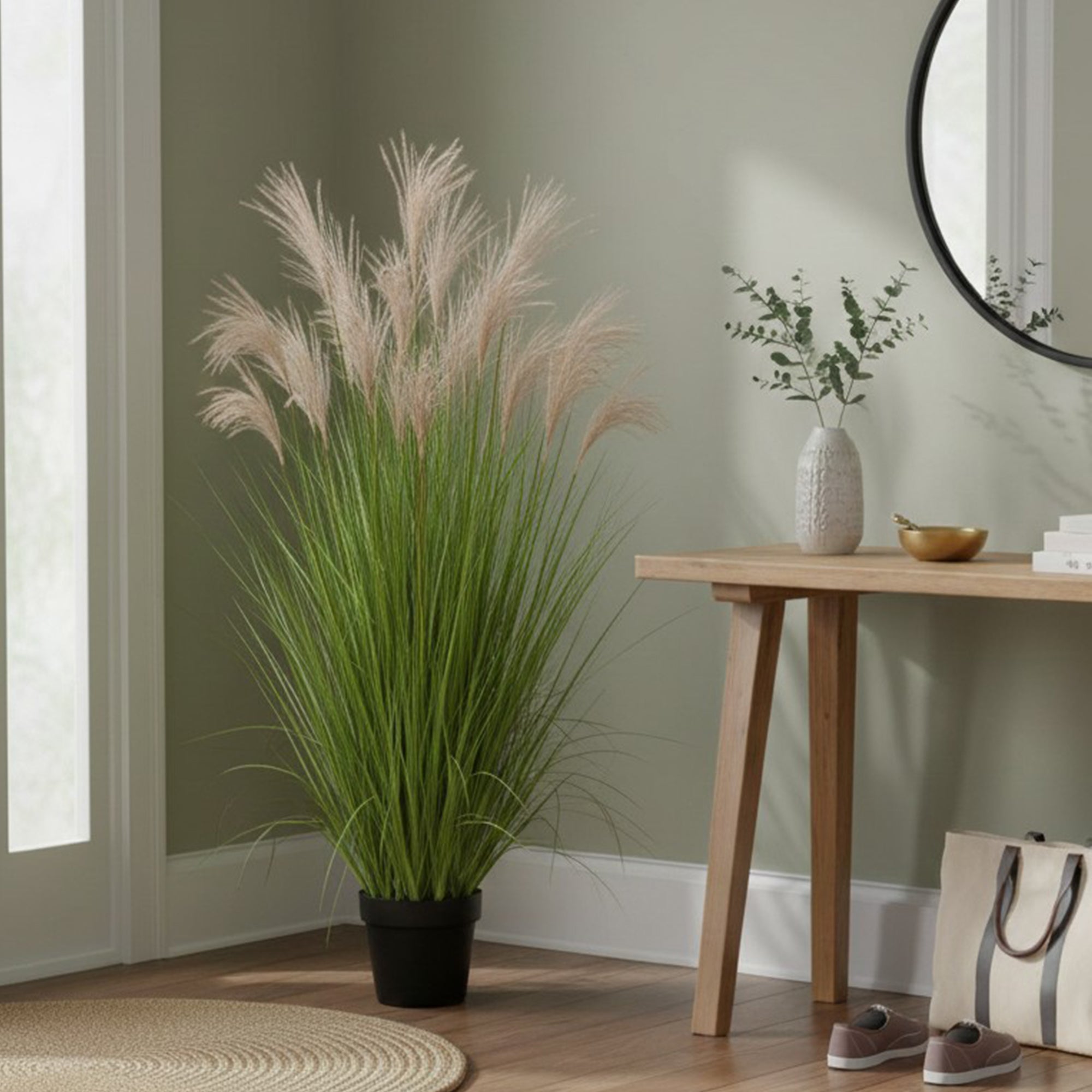 Artificial Plant - Potted Grass Pampas, Large