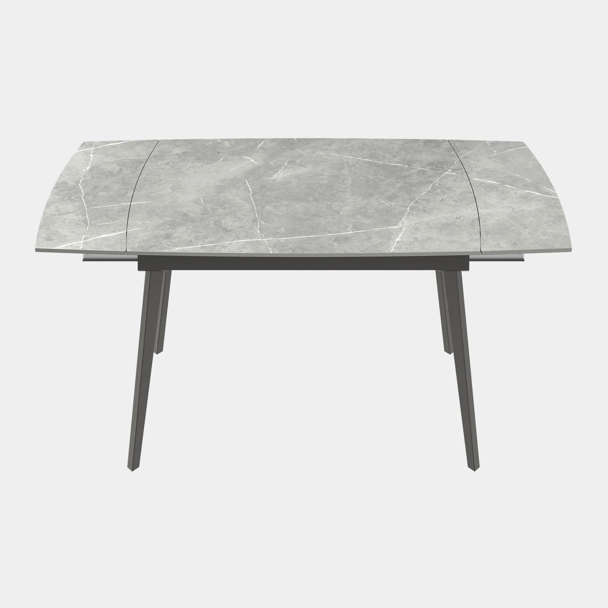 Vinci - Marble Effect Extending Dining Table, Grey