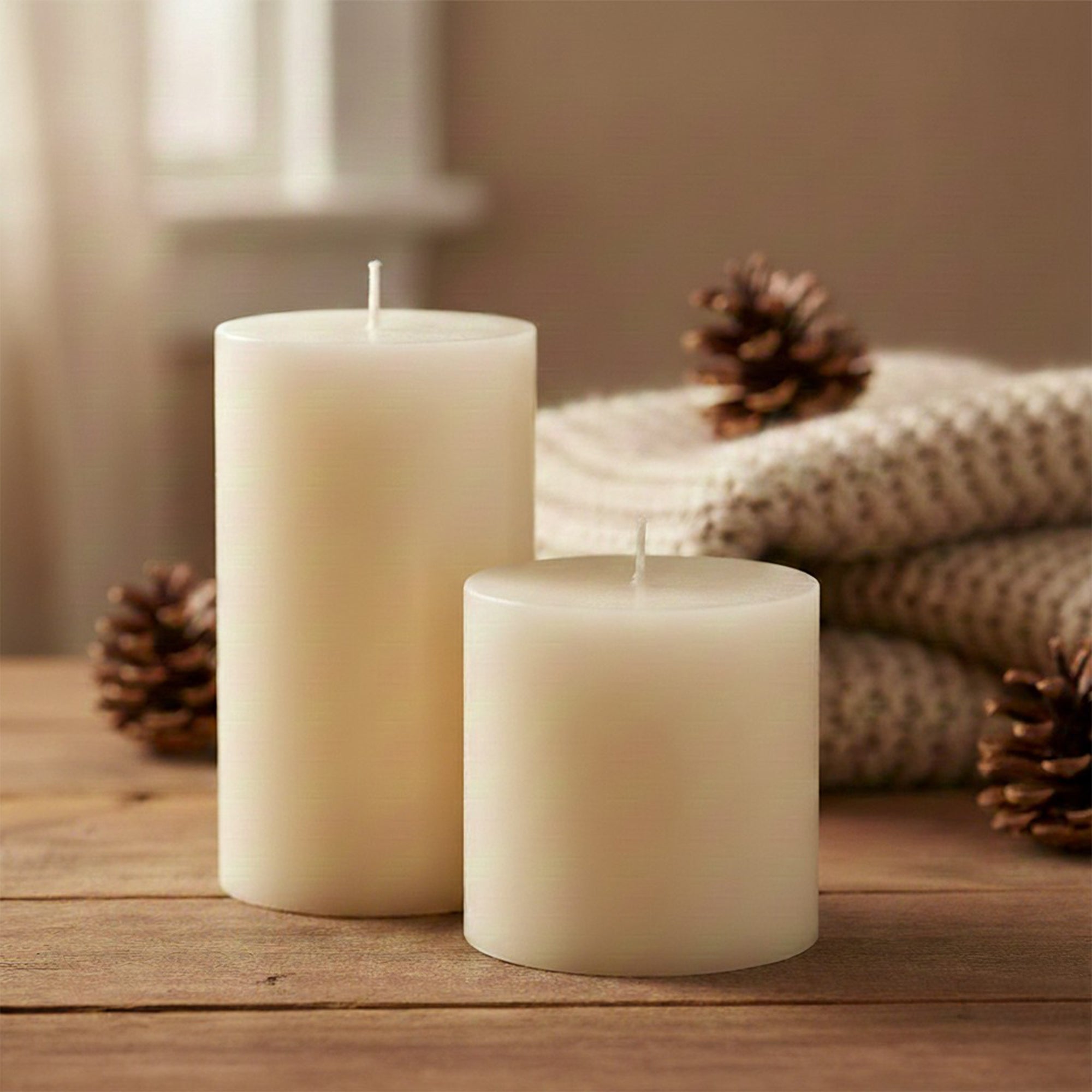 Pillar - Cream Candle, Small