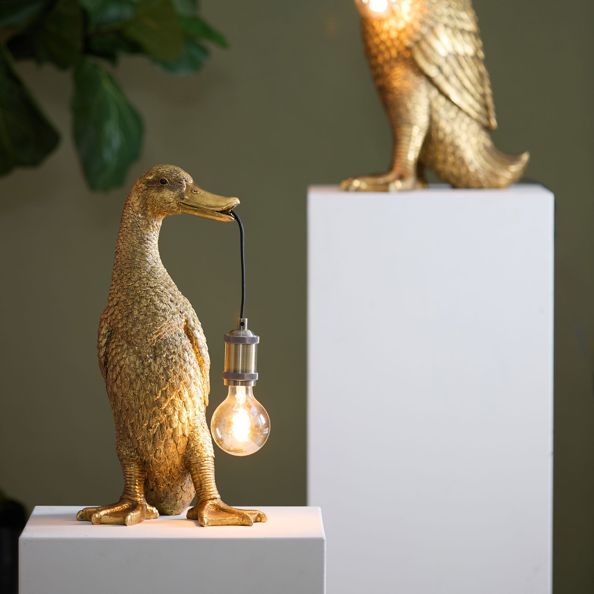 Eddie Gold Duck - Table Lamp
