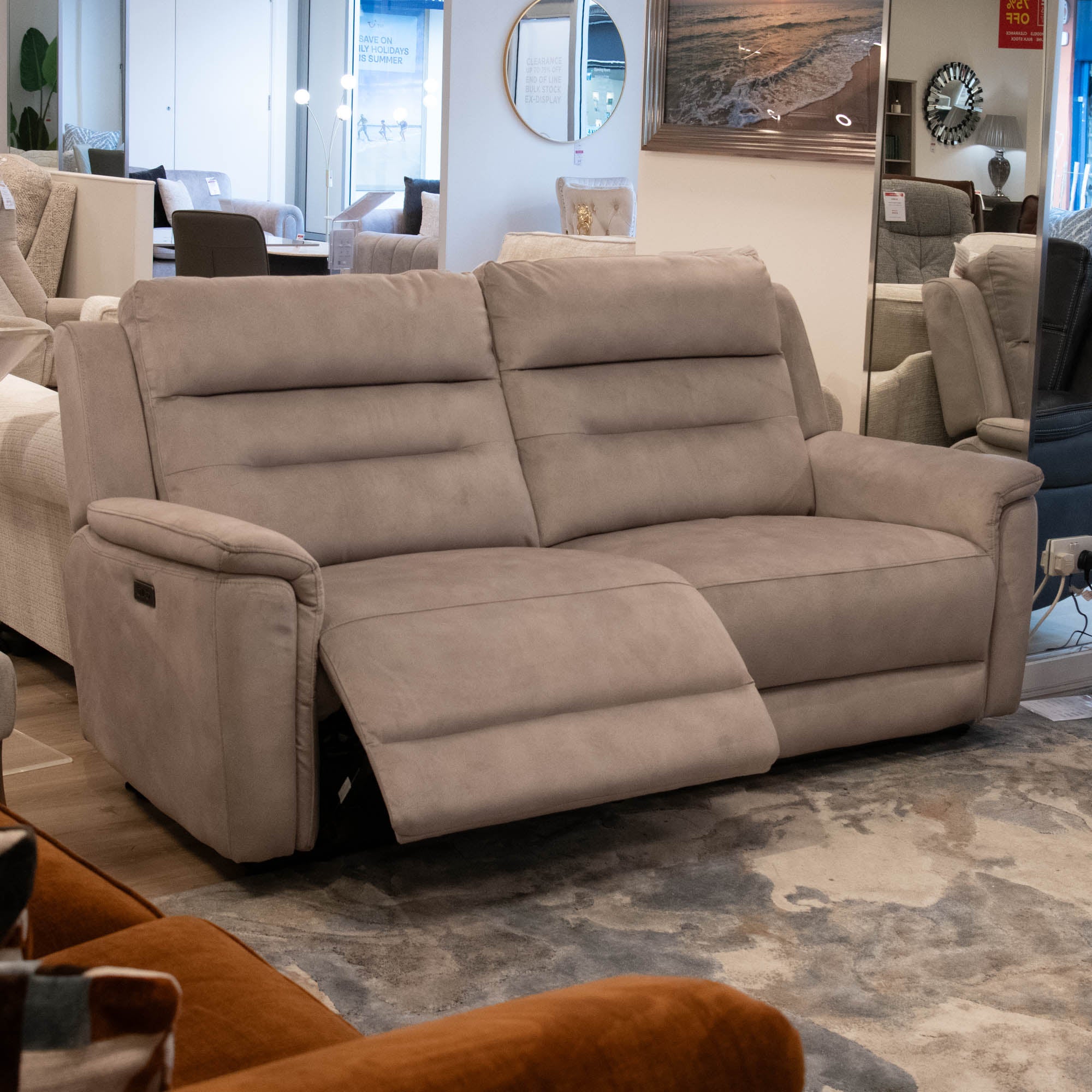 Bergamo - 3 Seat Power Recliner Sofa - Item As Pictured