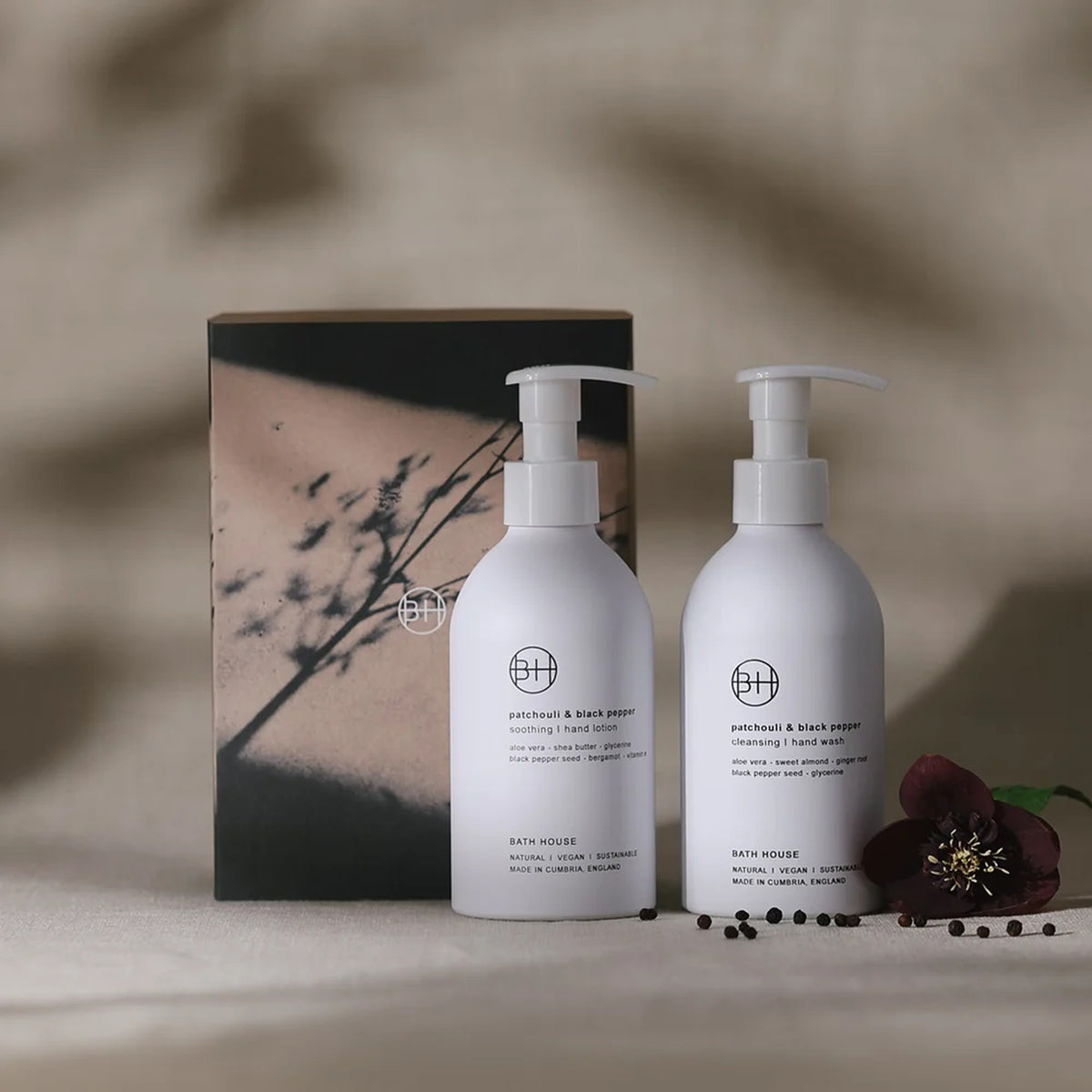 Bath House - Patchouli & Black Pepper Hand Care Set