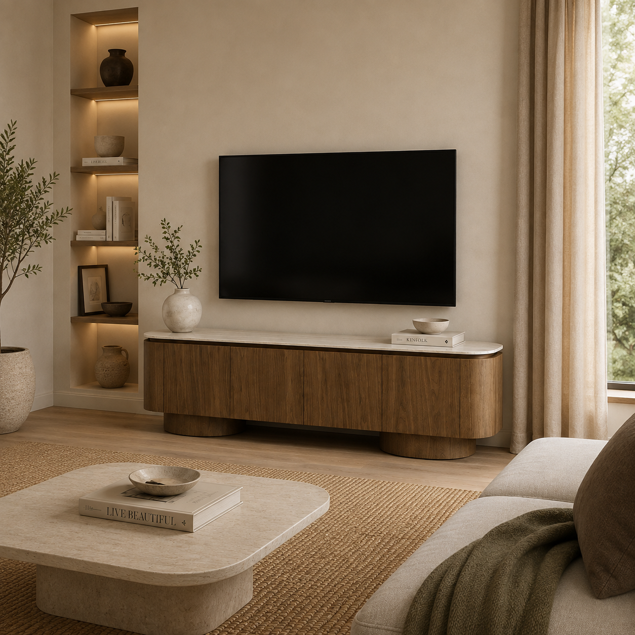 Camino - Wooden TV Unit