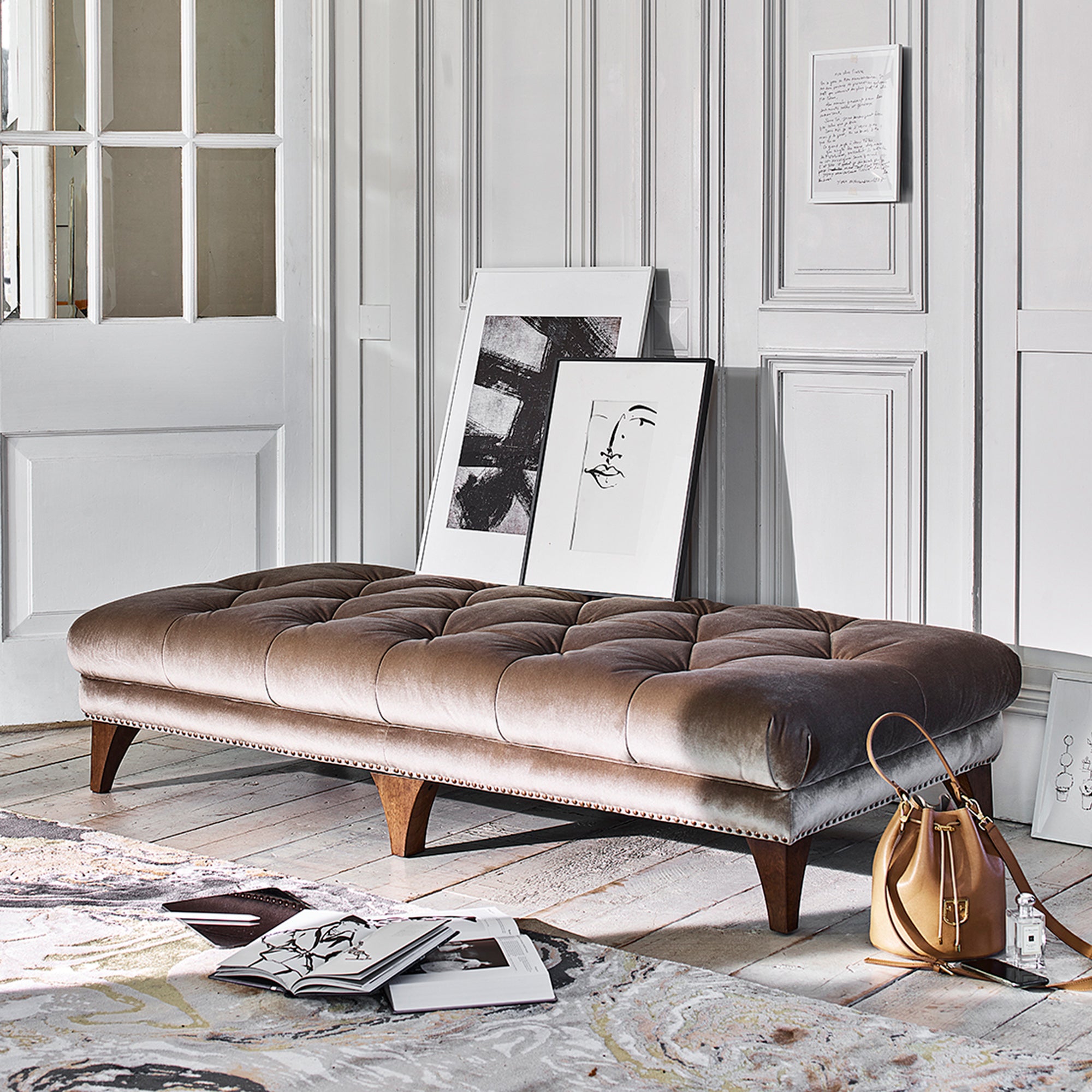 Roosevelt - Footstool, Fabric