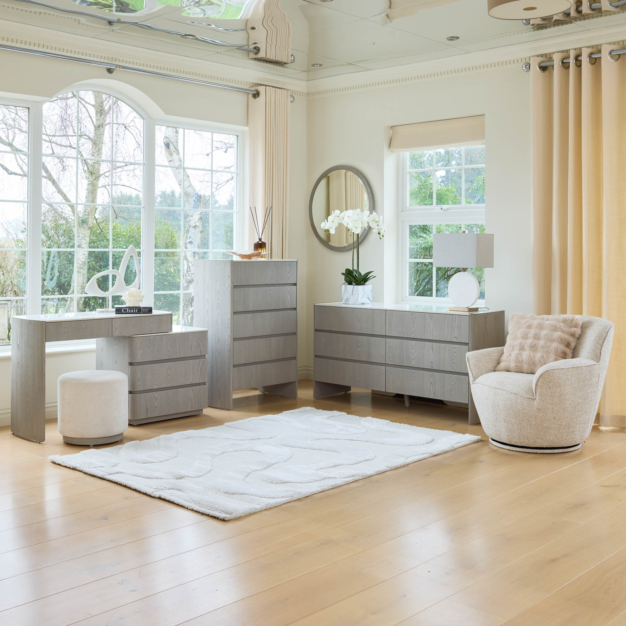 Anastasia - Dressing Table, Washed Oak