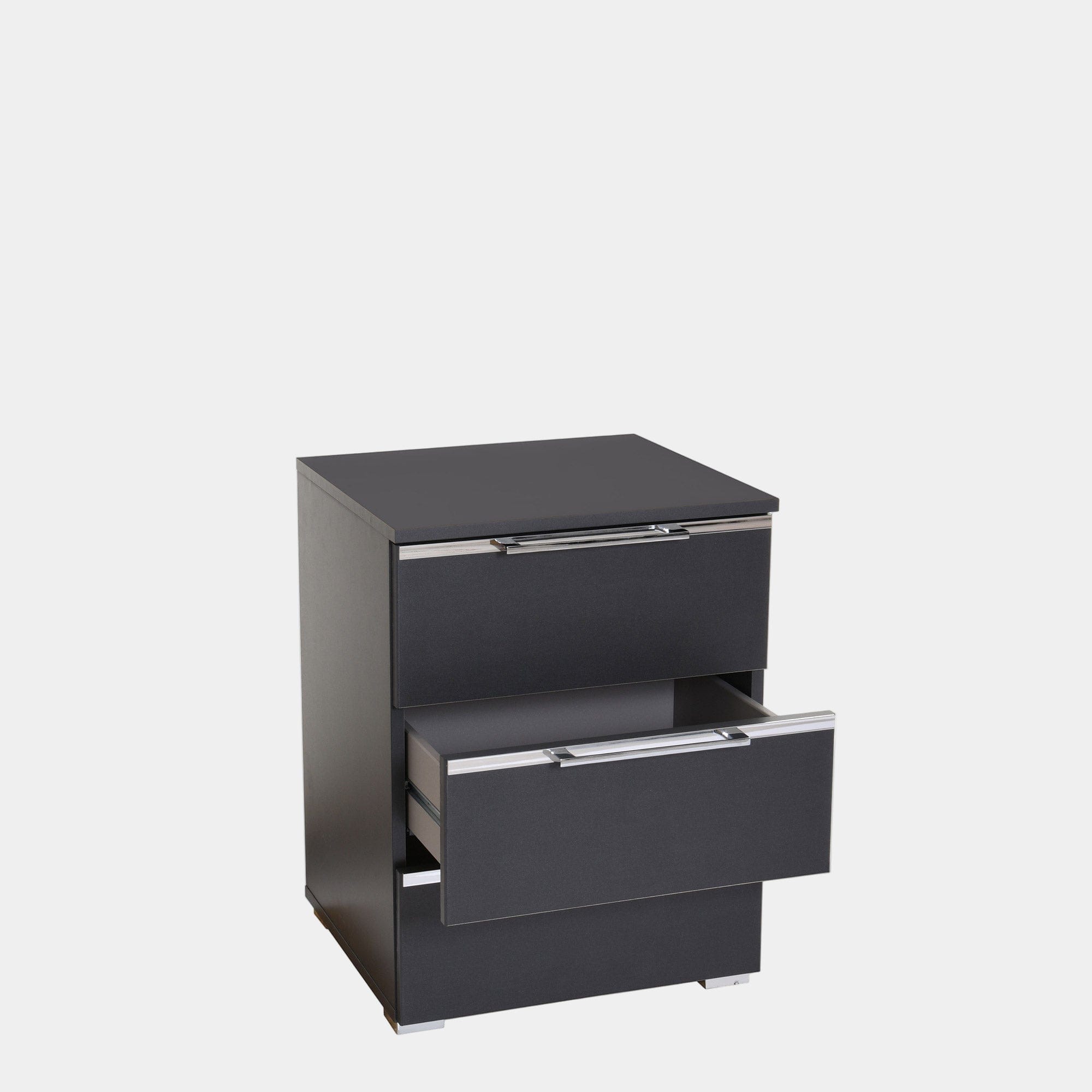 637C PG1 47cm 3 Drawer Bedside Table In Colour Finish Self Assembly Required