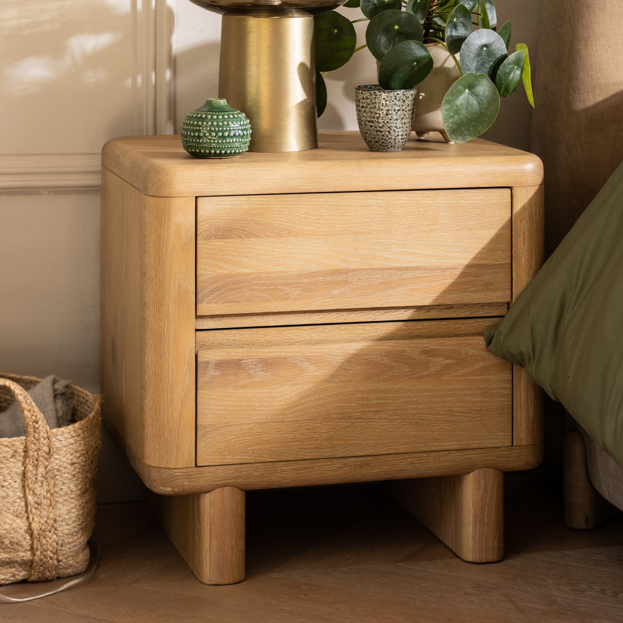 Robyn - 2 Drawer Bedside Table