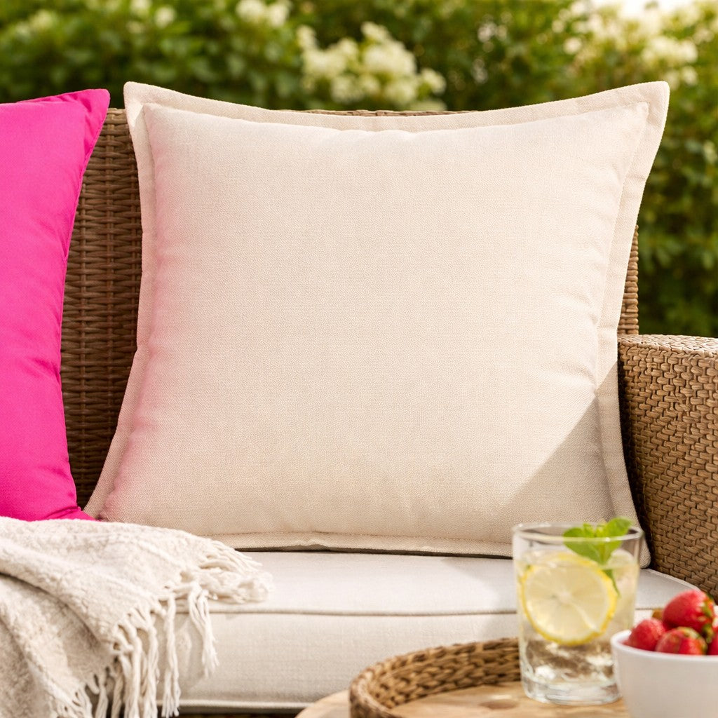 Holmfirth - Natural Outdoor Cushion 45x45cm