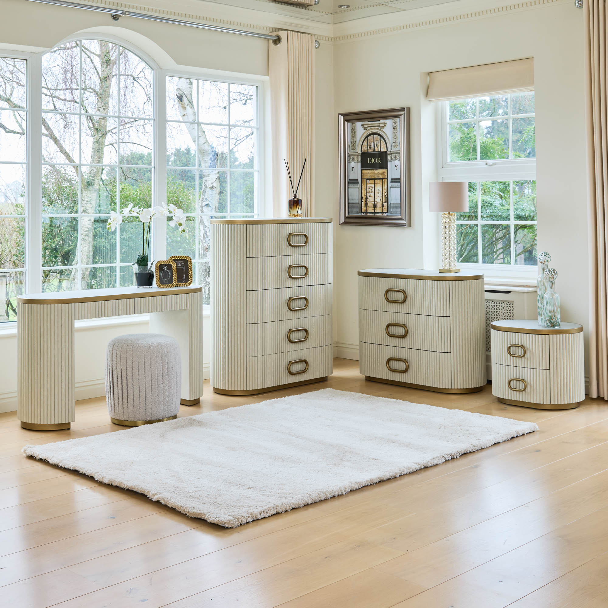 Biarritz - 2 Drawer Bedside Table