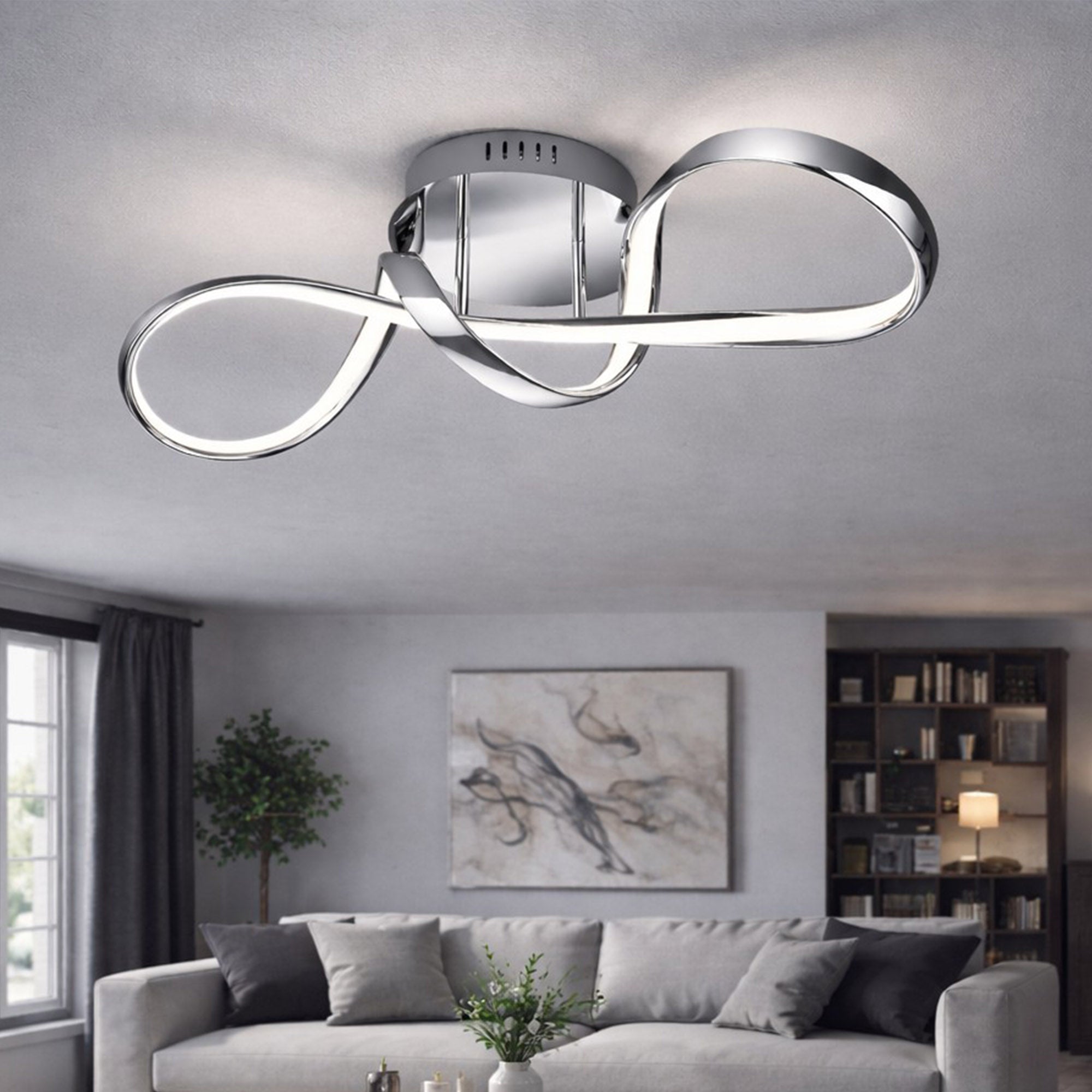 Bimini Chrome - Ceiling Light